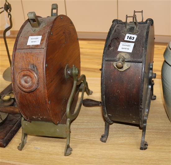 Two Victorian knife sharpeners